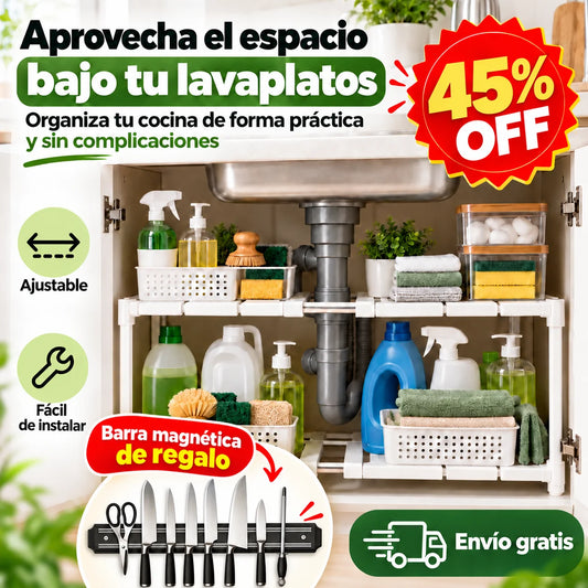 Organizador Extensible - Optimiza tu espacio y gánale al desorden